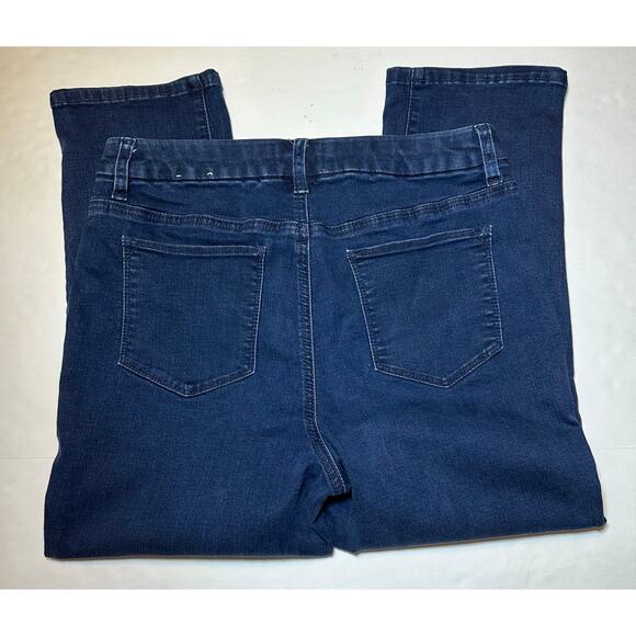 Chico's Women's Capri Denim Jeans Blue Sz 0.5 US 6 Stretch Pockets - Picture 6 of 6